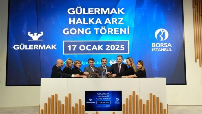 Borsa İstanbul'da gong Gülermak için çaldı