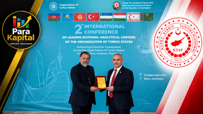 KKTP Başkanı Okyay Sadıkoğlu’ndan Azer Allahveranov’a Anlamlı Teşekkür: KKTC Milli Davasına Desteği İçin Plaket Takdim Edildi